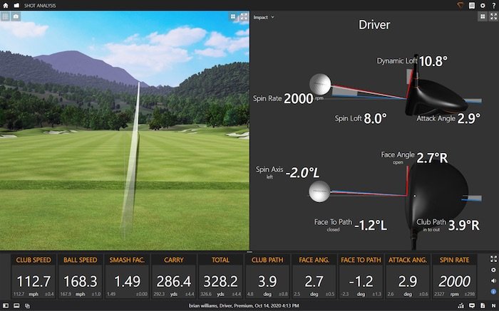 Trackman swing analysis at The Goph Club in Madison Alabama